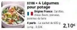 Thiriet 4 Légumes pour potage offre