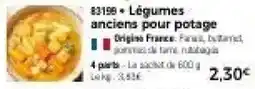 Thiriet Légumes anciens pour potage offre