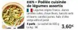 Thiriet Poêlée cuisinée de légumes assortis offre