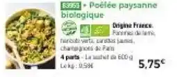 Thiriet Poêlée paysanne biologique offre