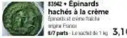 Thiriet Epinards hachés à la crème offre
