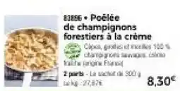 Thiriet Poêlée de champignons forestiers à la crème offre