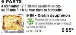 Thiriet Gratin dauphinois offre