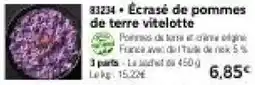 Thiriet Écrasé de pommes de terre vitelotte offre