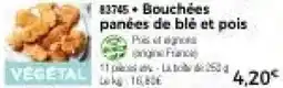 Thiriet Bouchées panées de blé et pois offre