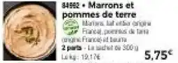 Thiriet Marrons et pommes de terre offre