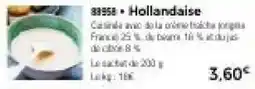 Thiriet Hollandaise offre