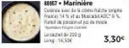 Thiriet Marinière offre