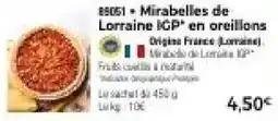 Thiriet Mirabelles de Lorraine ICP* en oreillons offre