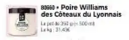 Thiriet Poire Williams des Côteaux du Lyonnais offre