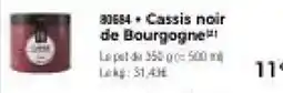 Thiriet Cassis noir de Bourgogne offre