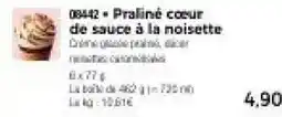 Thiriet Praliné cœur de sauce à la noisette offre