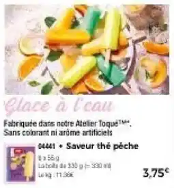 Thiriet Atelier Toqué Glace à l'eau offre