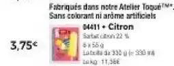 Thiriet Citron offre