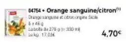 Thiriet Orange sanguine/citron offre