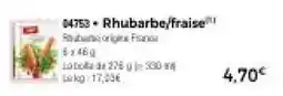 Thiriet Rhubarbe/fraise offre