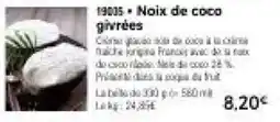 Thiriet 19035 Noix de coco givrées offre