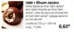 Thiriet 18060 Rhum raisins offre