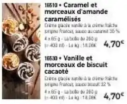 Thiriet Caramel et morceaux d'amande caramélisés offre