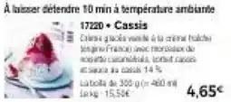 Thiriet Cassis offre