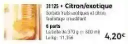 Thiriet 31125 Citron/exotique offre