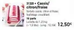 Thiriet Cassis/citron/fraise offre