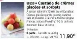 Thiriet Cascade de crèmes glacées et sorbets offre