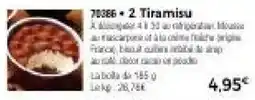 Thiriet Tiramisu offre
