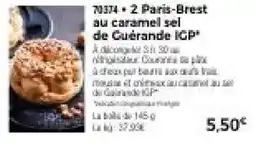 Thiriet Paris-Brest au caramel sel de Guérande IGP offre