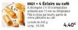 Thiriet Éclairs au café offre