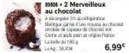 Thiriet Merveilleux au chocolat offre