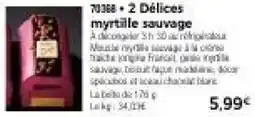Thiriet 2 Délices myrtille sauvage offre