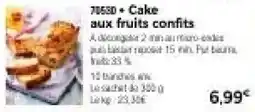 Thiriet Cake aux fruits confits offre