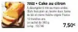 Thiriet Cake au citron offre
