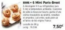 Thiriet Mini Paris-Brest offre