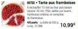 Thiriet 93702 Tarte aux framboises offre