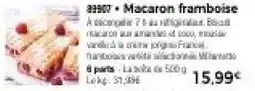 Thiriet Macaron framboise offre