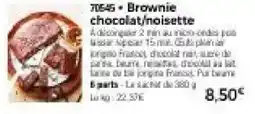Thiriet Brownie chocolat/noisette offre