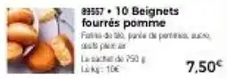 Thiriet Beignets fourrés pomme offre