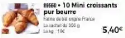 Thiriet Mini croissants pur beurre offre