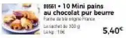Thiriet Mini pains au chocolat pur beurre offre