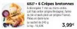 Thiriet Crêpes bretonnes offre