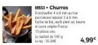 Thiriet Churros offre