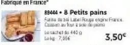 Thiriet 8 Petits pains offre