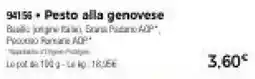 Thiriet Pesto alla genovese offre