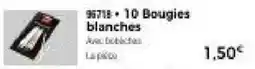Thiriet Bougies blanches offre