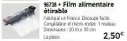 Thiriet Film alimentaire étirable offre