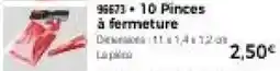 Thiriet 96673 • 10 Pinces à fermeture offre