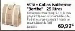 Thiriet Berthe Cabas isotherme offre