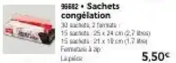 Thiriet Sachets congélation offre